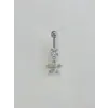 Çiçek Detaylı Göbek Piercing - Pg0134