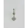 Çiçek Detaylı Göbek Piercing - Pg0099