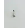 Çiçek Detaylı Göbek Piercing - Pg0159