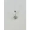 Çiçek Detaylı Göbek Piercing - Pg0041