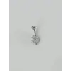 Çiçek Detaylı Göbek Piercing - Pg0081