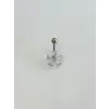 Çiçek Detaylı Göbek Piercing - Pg0133