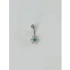 Çiçek Detaylı Göbek Piercing - Pg0082