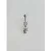 Çiçek Detaylı Göbek Piercing - Pg0110
