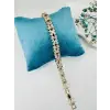    Zirkon Taşlı Pirinç Zirkon Bileklikler 17+2 Cm  - Kbl0224