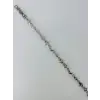Rodyum Zirkon Taşlı Pirinç Bileklikler 17+2 Cm  - Kbl0371