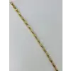    Zirkon Taşlı Pirinç Bileklikler 17+2 Cm  - Kbl0380