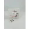 Rodyum Zirkon Taşlı Pirinç Küpeler - Kp00504