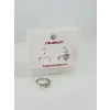 Rodyum  Zirkon Taşlı Pirinç Küpeler - Kp00493