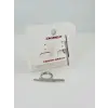 Rodyum Zirkon Taşlı Pirinç Küpeler - Kp00450