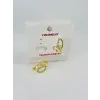 Zirkon Taşlı Pirinç Küpeler - Kp00495