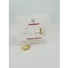   Zirkon Taşlı Pirinç Küpeler - Kp00492