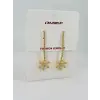   Zirkon Taşlı Pirinç Küpeler - Kp00445