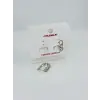 Rodyum Zirkon Taşlı Pirinç Küpeler - Kp00453