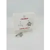 Rodyum Zirkon Taşlı Pirinç Küpeler - Kp00506