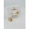   Zirkon Taşlı Pirinç Küpeler - Kp00477
