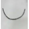 Rodyum Zirkon Taşlı Pirinç Cm Bileklik 17+2 Cm  - Kbl0438