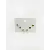 Çok Renkli Tektaş Altılı Küpe - Kp00659
