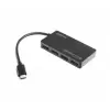 Dark Connect Master U31X4, USB3.1 Type-C to 4 Port Type-A HUB (KDO)