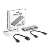 Dark DK-AC-DSEM5 USB 3.2 Gen2 Type C - M.2 NVMe & NGFF SATA SSD RGB LEDLİ Disk Kutusu (KDO)