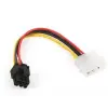 DarkDK-CB-P103  Molex 4Pin-6Pin PCI-EX Dönüştürücü Güç Kablosu (KDO)