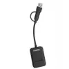 Dark USB-A + USB-C 10- M Key M.2 NVMe SSD Taşınabilir  Disk Yerleştirme Adaptörü DK-AC-DSEM3 (KDO)