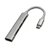 Dexim DHU0003-Dexim Elite USB-Typ-c to 4 Port USB-A Hub (KDO)