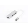 Digitus DA-70250 3 PORT 3.0 + ETHERNET SİYAH (KDO)