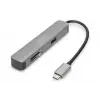 Digitus DA-70891 USB Tip C 5Port (USB-C™ Dock, 5 Port)x USB 3.0 port2 x Kart okuyucu (SD-Mic (KDO)