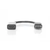 Digutus AK-340400-001-S DisplayPort (DP)  HDMI DP Erkek - HDMI Tip A Dişi, 0.15 metre, siyah