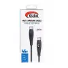 Elba ELB-2702 45w Type-c To Type-c 1mt Siyah Silikon Şarj Kablosu 480Mps  Hızlı Şarj