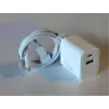 Elba ELB05-PD-25WIOS Beyaz 25W Usb-c Ev Şarj Kafa+1mt Type-c To Lightnıng Kablo PD3.0-QC4.0 Hızlı Ş
