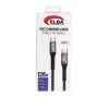 Elba Elb120-1 120w Type-c To Type-c 1Mt Siyah Örgülü  Şarj Kablosu ( Data Veri )