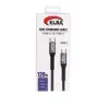 Elba Elb120-1 120w Type-c To Type-c 1Mt Siyah Örgülü  Şarj Kablosu ( Data Veri )