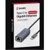 ENKADO EKD-TP45 TYPE-C USB 3,1 TO 10-100-1000 GİGABİT ETHERNET ADAPTÖR
