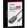 ENKADO EKD-TP45 TYPE-C USB 3,1 TO 10-100-1000 GİGABİT ETHERNET ADAPTÖR (KDO)