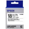Epson LK-5WBN Standart Beyaz Üzeri Siyah 18mm 9Metre Etiket