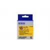 Epson LK-5YBW Güçlü Yapışkanlı Sarı Üzeri Siyah 18mm 9Metre Etiket