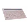 Everest KB-BT84 Pembe-Gri Bluetooth Ultra İnce+Şarjlı Q Mac-Win-Android-Ios Uyumlu Kablosuz klavye (KDO)