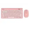 Everest LUMI KM-BT903 Pembe 3in1 3 BT + 2.4 1600dpi  Q Kablosuz Klavye + Mouse Set (KDO)