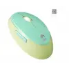 Everest ROUND KM-6282 Renkli Tuşlu Yeşil Kablosuz Q Multimedia Klavye + Mouse Set (KDO)