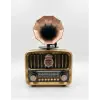 Everton RT-606 Gramofonlu, Şarjlı,  Nostaljik Radyo( Bluetooth-USB-SD-FM)