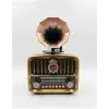 Everton RT-606 Gramofonlu, Şarjlı,  Nostaljik Radyo( Bluetooth-USB-SD-FM)