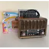Everton RT-707 Bluetooth-USB-SD-FM Şarjlı  Nostaljik Radyo Solarlı Radyo