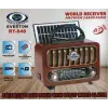 Everton Rt-848 Güneş Enerjili Panelli Bluetooth Fm-usb-Tf Card-Aux Nostaljik Radyo