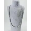 Gri Çelik Çelik Kolye 60 Cm - Ekl0056