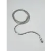 Gri Çelik Çelik Kolye 60 Cm - Ekl0056