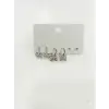 Fiyonk Detaylı Sallantılı Altılı Küpe - Kp00597