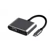 FRISBY FA-7678C Type-c - HDMI+VGA 4Kx2K Adaptör (KDO)