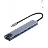 FRISBY FA-7682C Type-c - 8in1  RJ45+TF-SD+HDMI+USB+PD (KDO)
